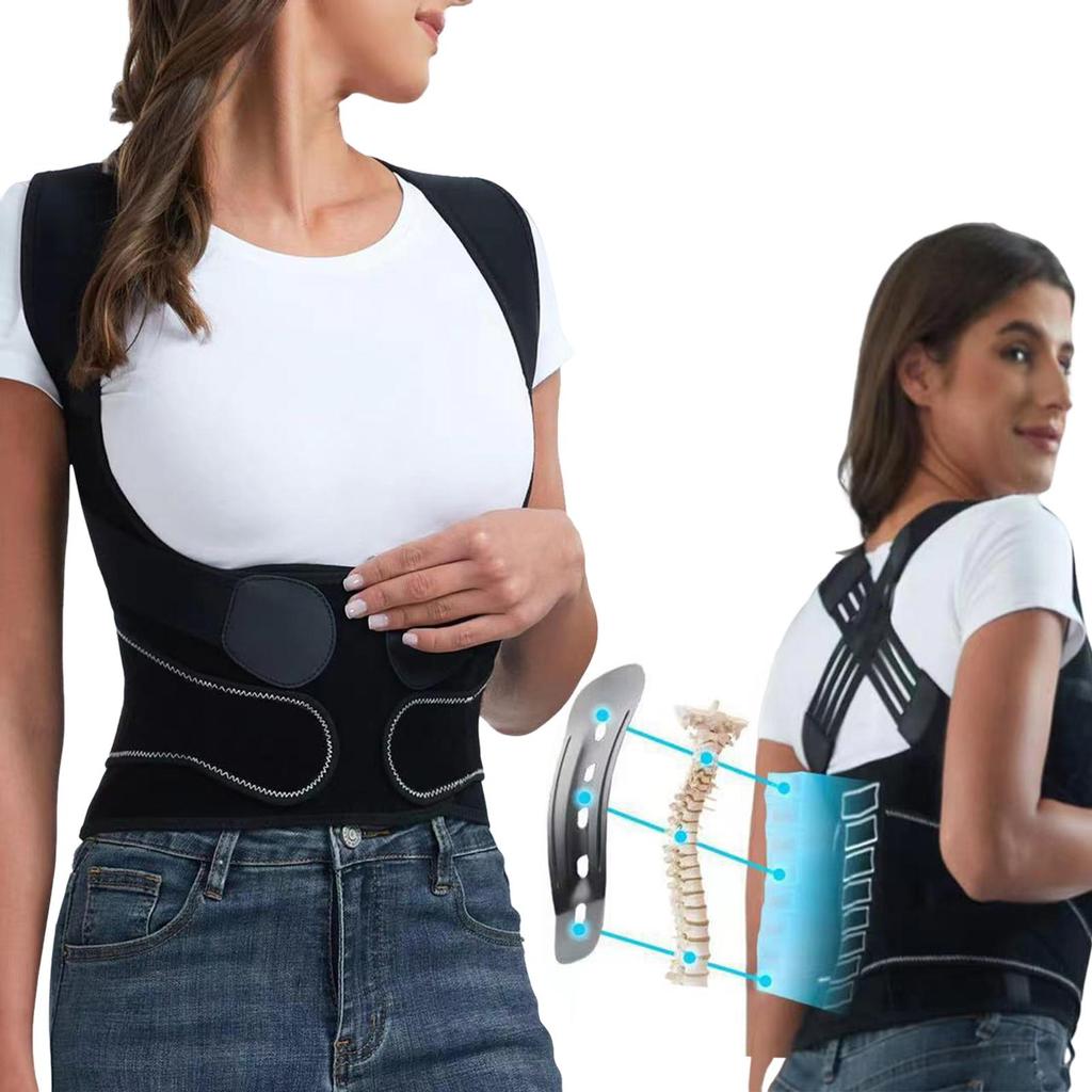 Haltungskorrektor für Erwachsene, verstellbar, atmungsaktiv, für Männer und Frauen, Teenager, Schulter-/Rückenstütze, Schmerzlinderung, Anti-Buckel-Korrekturgurt