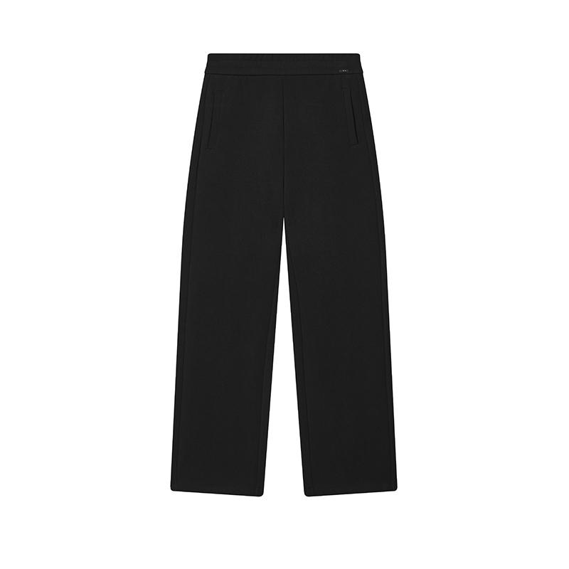 

Fila Универсальные брюки свободного кроя прямого покроя из трикотажа белой серии женские низ Черный F11W513606F-BK L