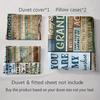 Inspirational text design. Bedding Duvet cover sets Duvet covers Pillowcases gifts (1 * Duvet Cover 2 * Pillowcases, without duvet insert)