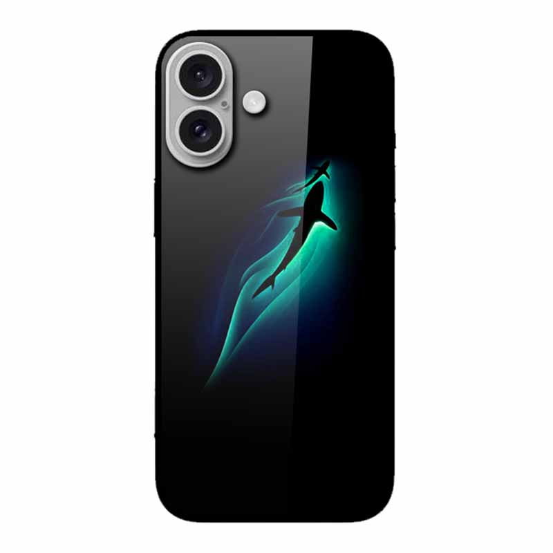 Glass Case For iphone 16 Plus 16Plus Coque Tempered Glass Hard Back Cover For iphone 16 Plus Phone Case Soft TPU Black Bumper