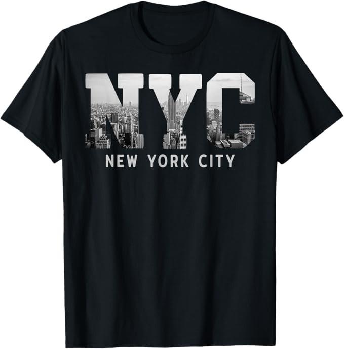 

NYC New York City Skyline Souvenir T-Shirt 2XL