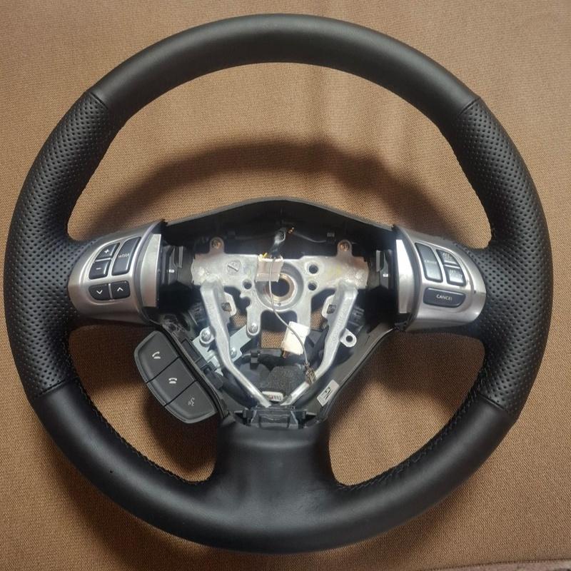 Braid Microfiber Leather Steering Wheel Cover For Subaru Forester 2008-2012 Impreza 2008-2011 Legacy 2008-2010 Exiga 2009
