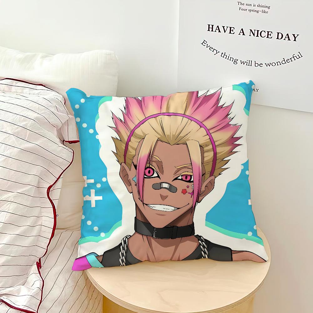 

anime comic bule L-Lock Shidou R-Ryusei cozy soft Pillow Case for Sofa Living Room Home office Decor Protective Covers 30x30CM(12x12in)