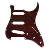 Musiclily Pro ST SSS Pickguard Tagima Tajima Stratocaster Electric Guitar Red Tortoiseshell 10-hole TG-530 4-ply