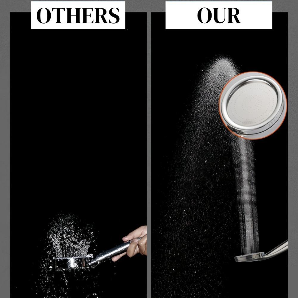 Water Saving Pressurized Shower Head ABS Handheld Water Saving High Pressure Spray Nozzle Shower Head Home Bathroom Accessories