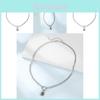 Stylish Geometric Alloy Pendant Necklace With Circle Lock Design In Elegant Gift Packaging