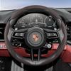 Geschikt voor Ademend Gat Leer Stuurwielhoes Gesegmenteerd Cayenne 996 Macan 957 Boxster 986 718 997 Turbo 911