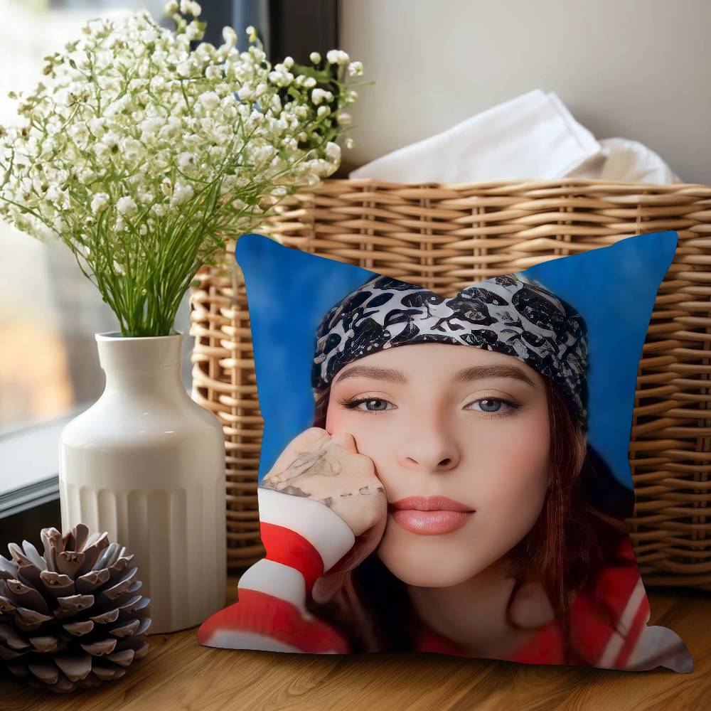 Singer Young M-MikoS Pillow Anime Pillow Sofa Bed Head Pillow Cover Cushion Cover 45x45 Cm Fashion