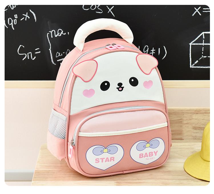 School Bag, New Cute Children's Backpack, Light Spine Protection, Large Capacity, Versatile