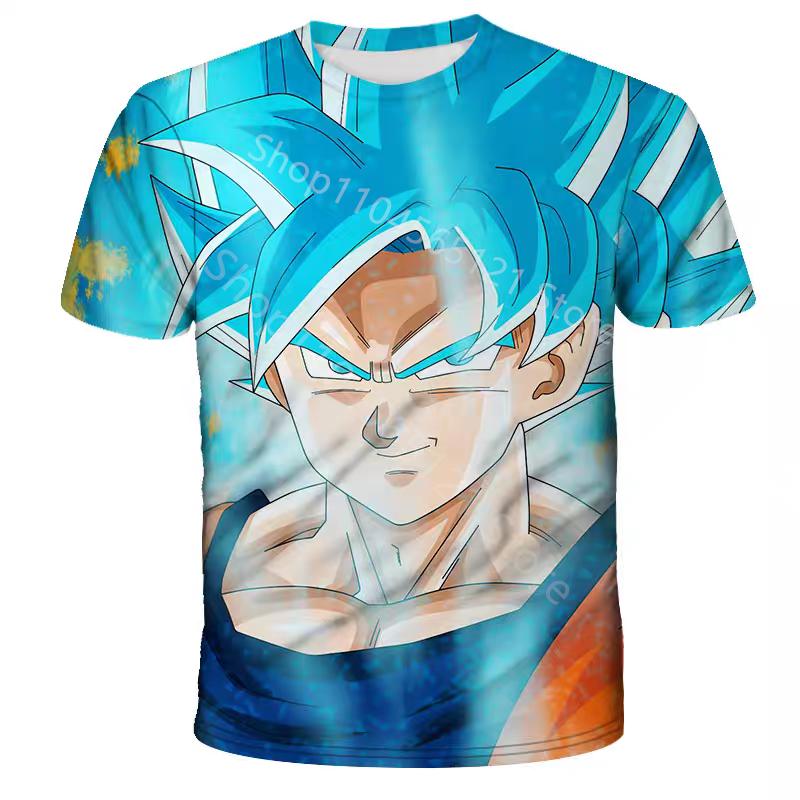 Dragon Ball Tshirt Kids Boys Girls Clothes Kakarot Kids T-Shirt Goku Super Saiyan Vegeta Fashion Streetwear Boys Girls