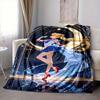 1 szt. Koc flanelowy Sailor Moon [Przytulny koc narzutowy] Na sofę, łóżko, podróż, kemping, salon, biuro, kanapę, krzesło i łóżko