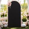 7.2FT Baby Pink Arch Covers, Round Top Wedding Arch Cover Spandex  for Birthday Party Baby Shower Graduation Ceremony Decoration
