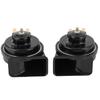 Pair 410 510Hz Snails Horn Siren HighLow Pitch 110125db Loud Sound Waterproof for 12V Car ATV UTV