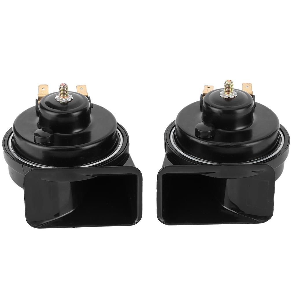 Pair 410 510Hz Snails Horn Siren HighLow Pitch 110125db Loud Sound Waterproof for 12V Car ATV UTV