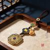 Zodiac Animal Keyring: Gold Pendant for Men & Women - Success & Wealth Talisman
