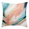New Artistic Abstract Gouache Printed Letter Print Pillow Case Home Sofa Cushion Cover