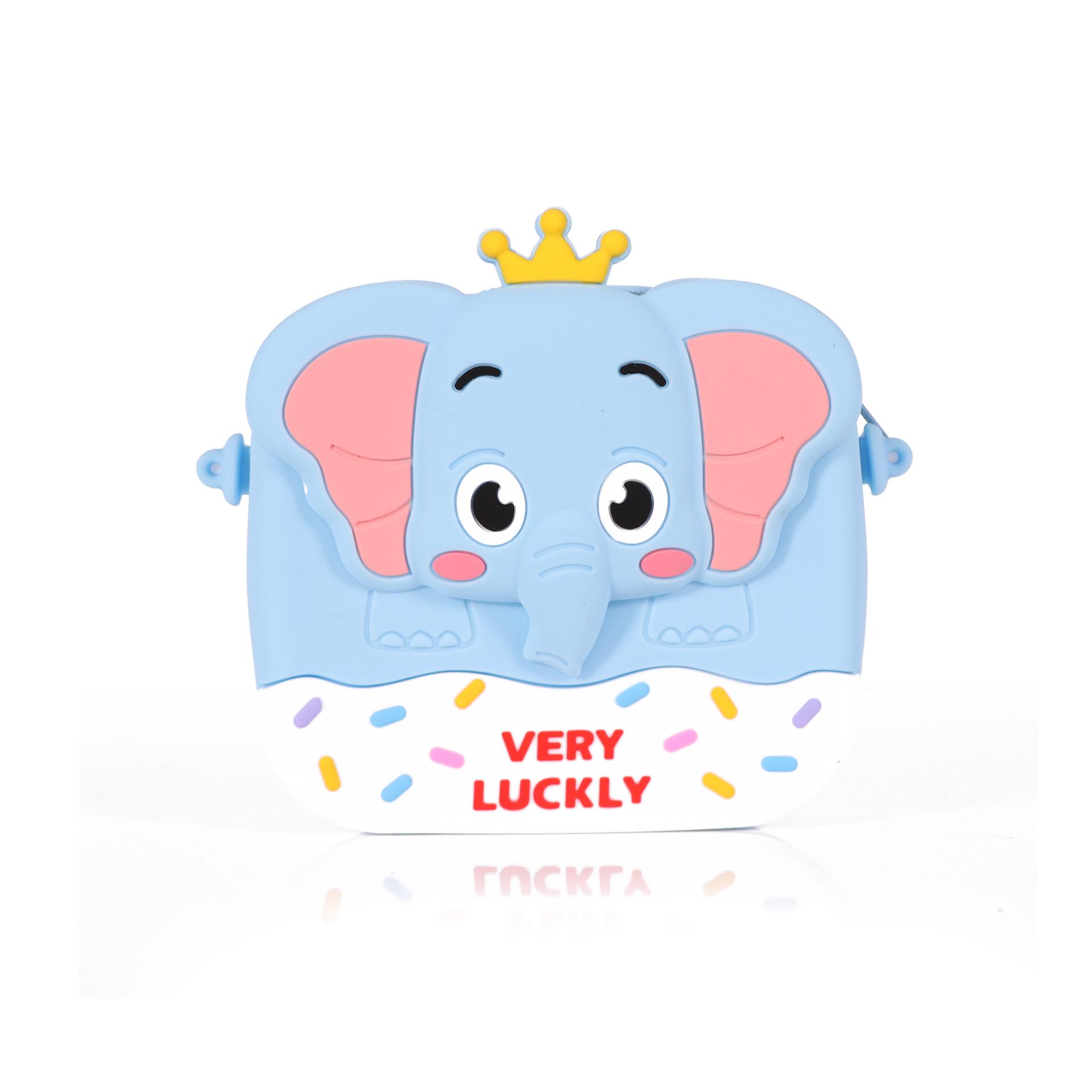 

Ogi Mogi Toys Силіконова синя сумочка у вигляді слоника