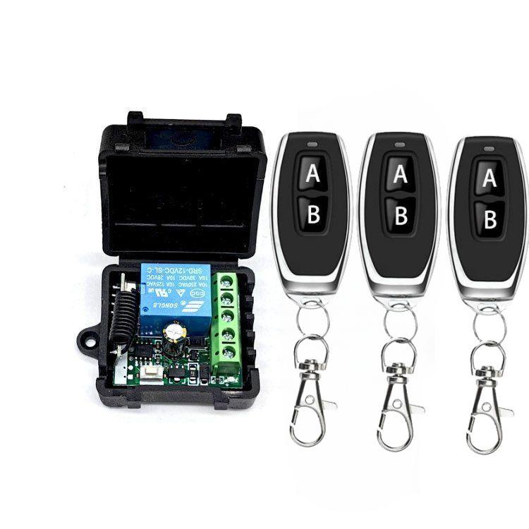 12V Single Channel Wireless Remote Boom Barrier Controller with Electric Lock and Light Switch.