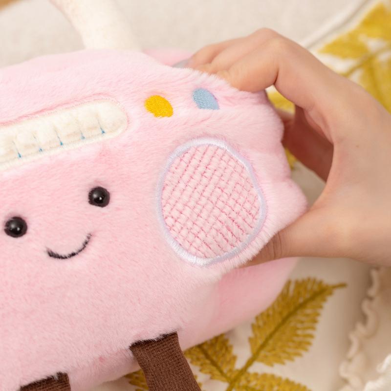 Kawaii Humanoid Plush Domestic Appliance Toy Power Strip Tv Radio Pillow Stuffed Decoration Gift