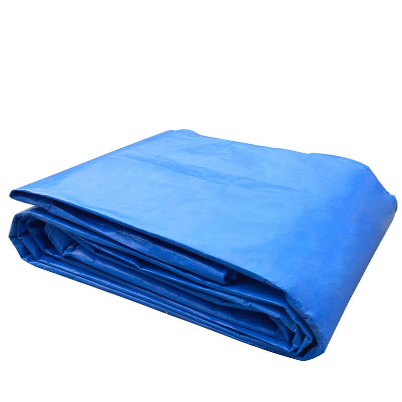 Thickened Blue-Orange Outdoor Waterproof Plastic Tarp