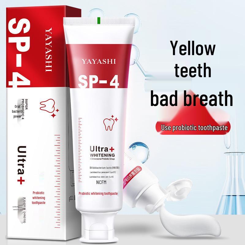 Douyin SP-4 Bright White Toothpaste for Fresh Breath & Yellow Stain Removal 120g