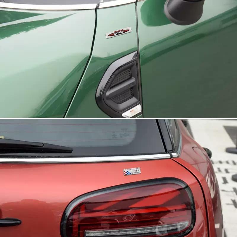 mini cooper cooper r56 fridge Cooper JCW R55 F56 R57 R58 R59 R60 R61 3D Aluminum Car Badge Emblem Sticker
