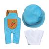 Fashion Suit Dress Up Skirt Cute Clothes Uniform for 1/12 BJD Dolls 16cm 17cm OB11 Doll for Girls Kids Doll Toys Accessories