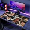 Cute V Mouse Pad, Large Gaming Desk Mat, Non-slip XXL Mousepad for Laptop & Tablet, Mini PC Playmat with Stitched Edges