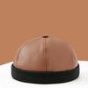 Spring and summer new men's and women's hip-hop casual melon fur hat warm cold hat yuppie fashion retro trendy pu landlord hat