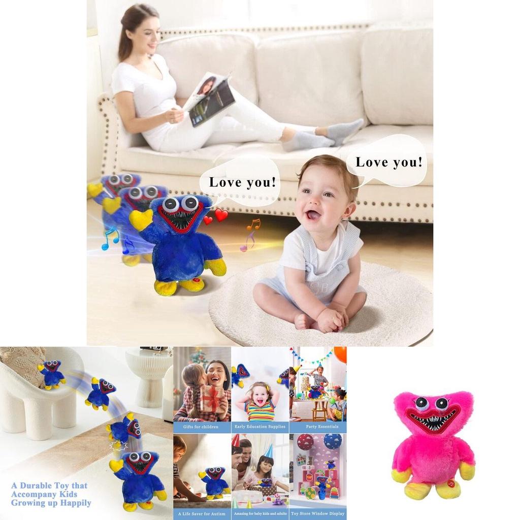 Poppy Playtime Huggy Wuggy Singendes Plüschtier Für Kinder Weiche Und Interaktive Kuscheltierpuppe