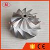 GT15-25 50.20/65.00mm 11+0 Blades 702549-0008HF V1 High Performance Turbo Aluminum 2618/milling/billet Compressor Wheel