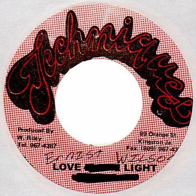 7inch Record ERNEST WILSON - Love Light NONE Techniques Jamaica Reggae, Ska & Dub Used