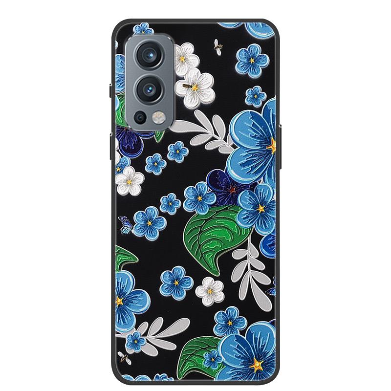 För Oneplus Nord 2 5G Fodral 3D Drake Prägling Mjuk TPU Silikon Baksidesfodral För Oneplus Nord2 5G One Plus Nord 2 Coque Bumper