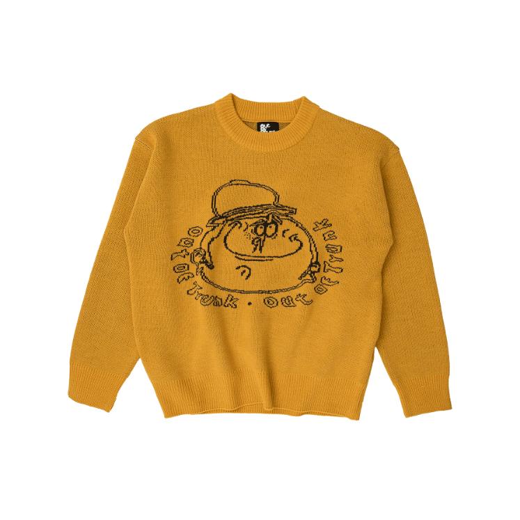 Out Of Trunk Mutt Knit Sweater (Mustard) 1