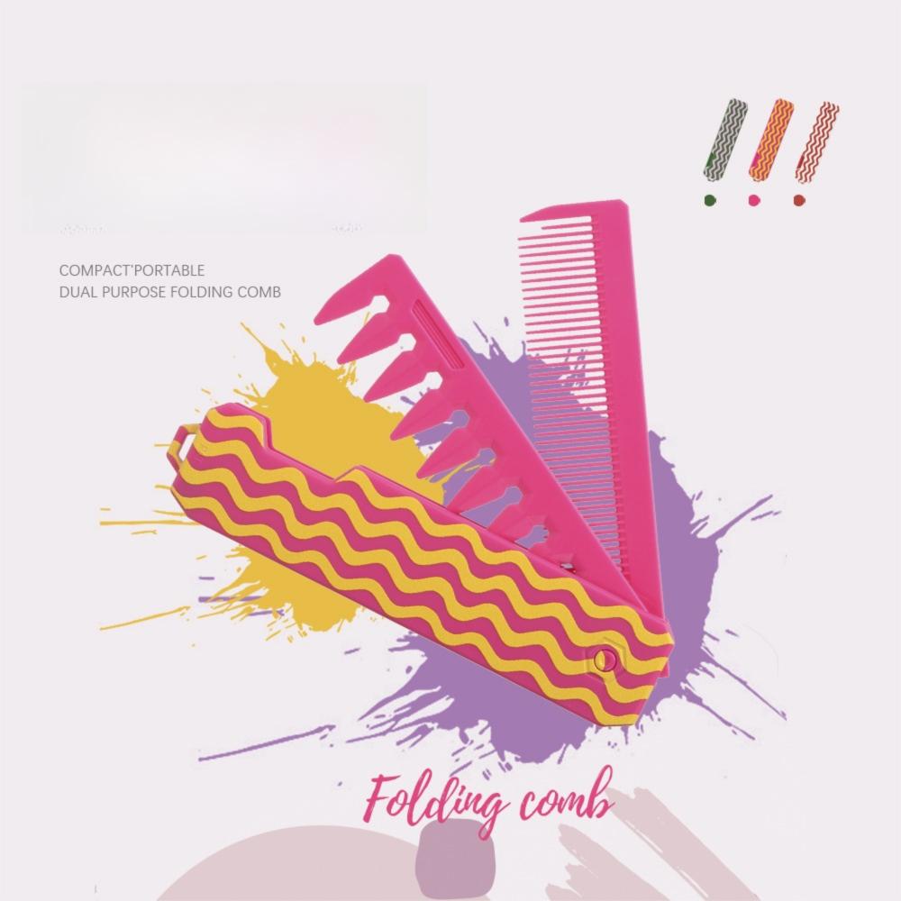 Multifunctional Portable Folding Hair Comb Hair Brush Detangling Comb Men Oil Head Comb Styling Tools Mini Pocket Beard Combs