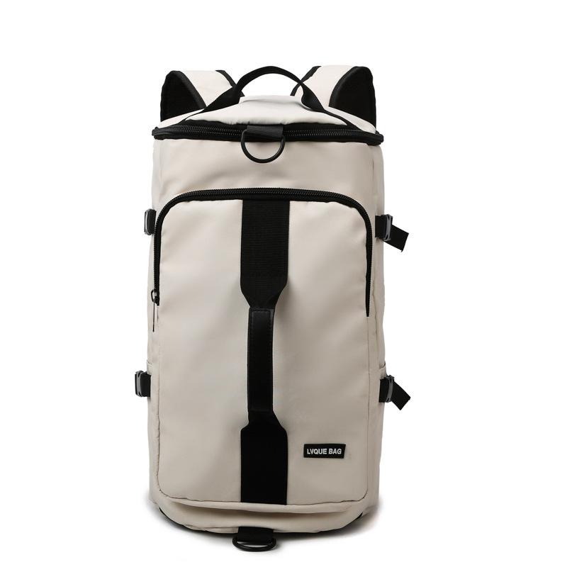 Trendy and cool large-capacity backpack, outdoor sports and fitness bag, simple and casual universal shoulder travel bag