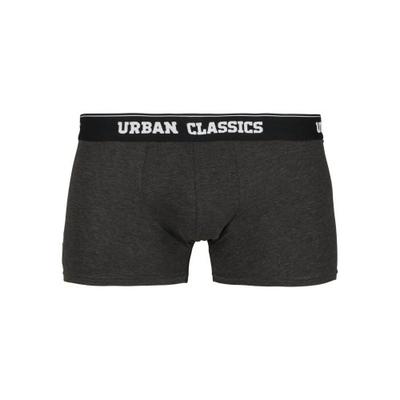 Urban Classics Ανδρικά Μποξεράκια με Επαναλαμβανόμενο Λογότυπο (Συσκευασία των 3)