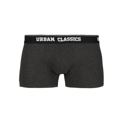 Urban Classics Mens Repeat Logo Boxer Shorts (Pack of 3)