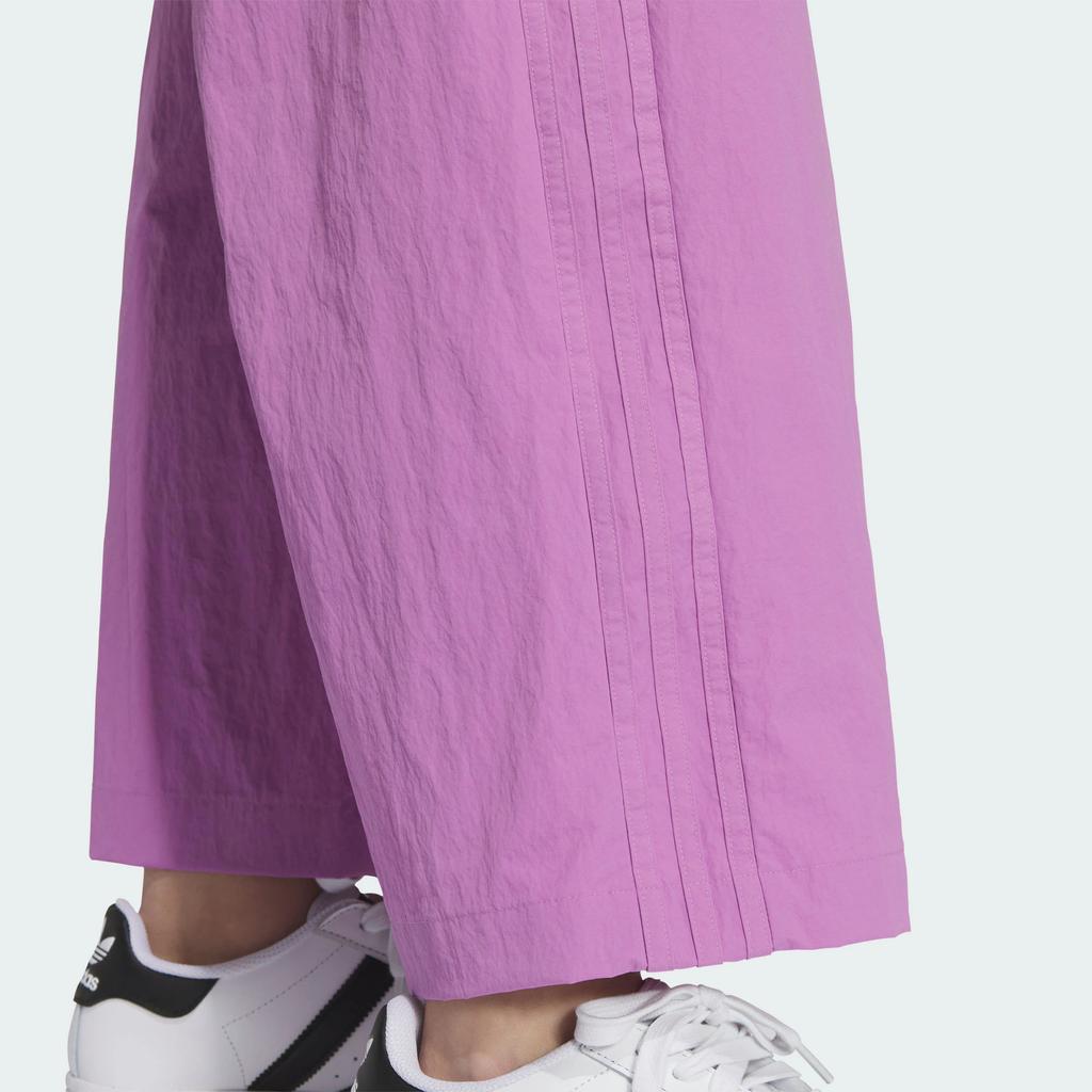Adidas Originals Atlanta Wide Leg Track Pants Women Bottoms Purple JJ4962