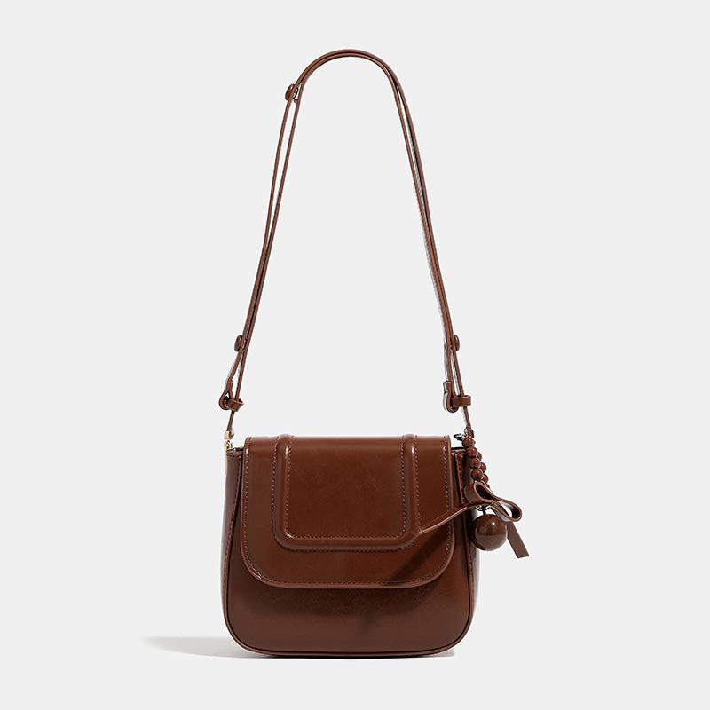 Original Red Wedding Bag, Small Square Bag for Women, Super Popular Versatile Saddle Bag, High-end Shoulder and Crossbody Bag