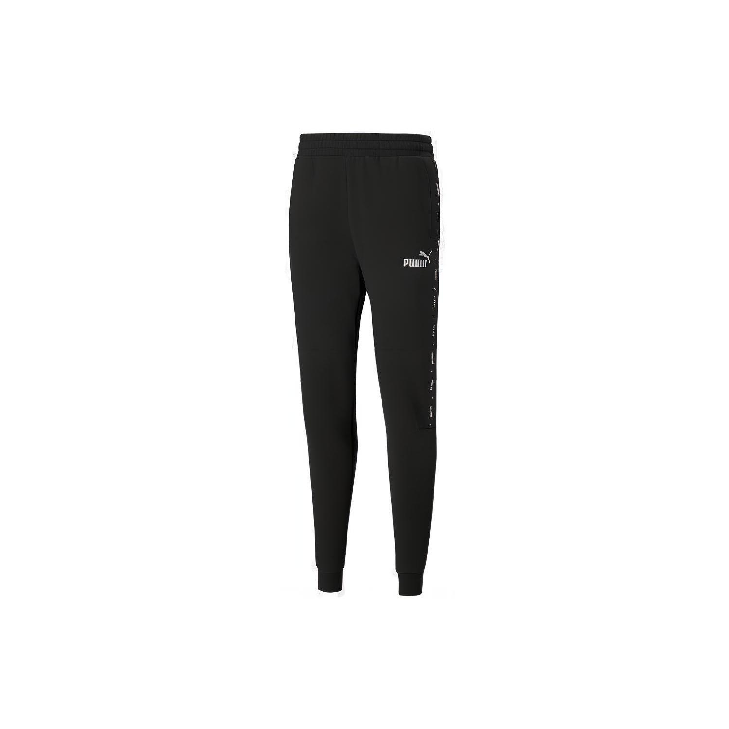 PUMA Ess+ Tape Sweatpants  Black  Men s 849535-01 L