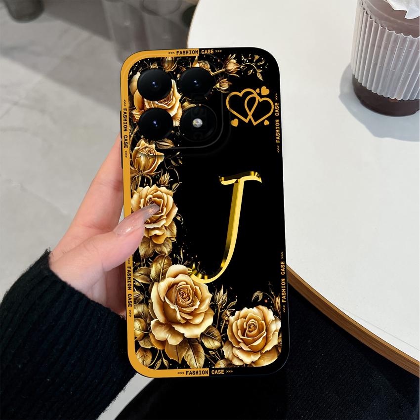 For Xiaomi 15T 14T 12T 17 15 14 13 Pro Lite 12X Phone Case Creative Letters Pattern Soft Matte Silicone Anti Slip Back Cover For Xiaomi Bumper Housing