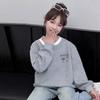 2026 Girls' Trendy Cartoon Print Two-Piece Hoodie T-shirt