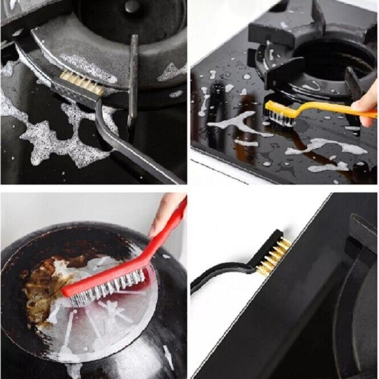 Kitchen Stove Cleaner Brush Set Professional Kitchen Stove Cleaning Brushes