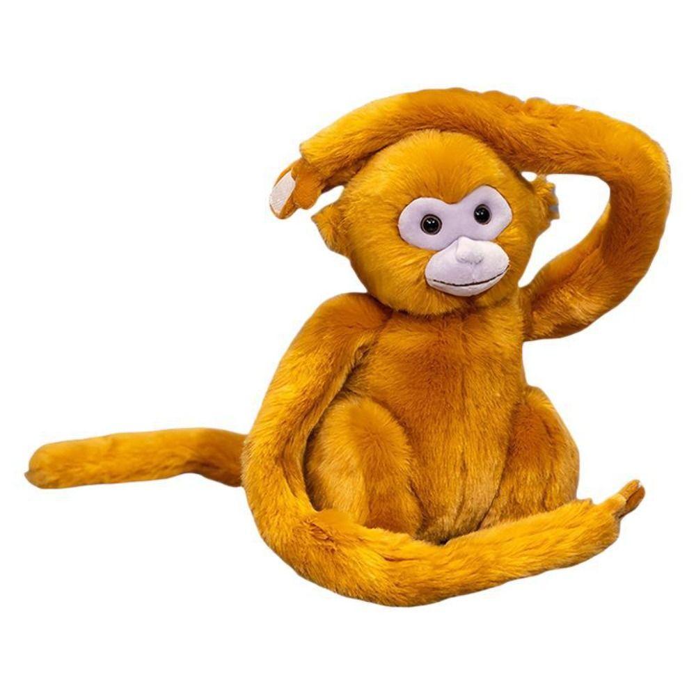 Realistice Large Plush Monkey Doll Stuffed Doll Orangutan Plush Doll Monkey Plush Toy Kid Gift