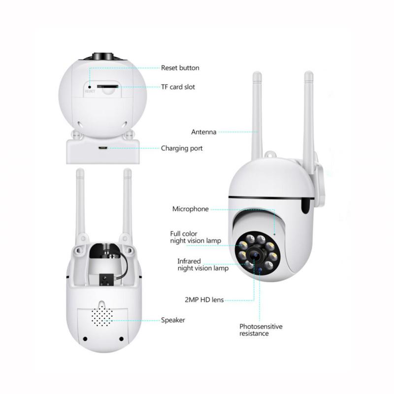 3MP HD IP Kamera 2,4g Wireless Wifi Nachtsicht Videoüberwachung Sicherheit Camcorder mit Bewegung
