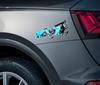 Anime Auto Aufkleber Vinyl Decal zur Abdeckung von Kratzern Wasserdicht Reflektierend Automobil Außen Dekoration Computergehäuse Laptop