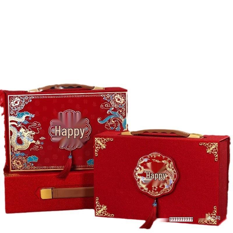 Luxury Betrothal Gift Box: Elegant Engagement & Wedding Decoration for Bride Price Cash