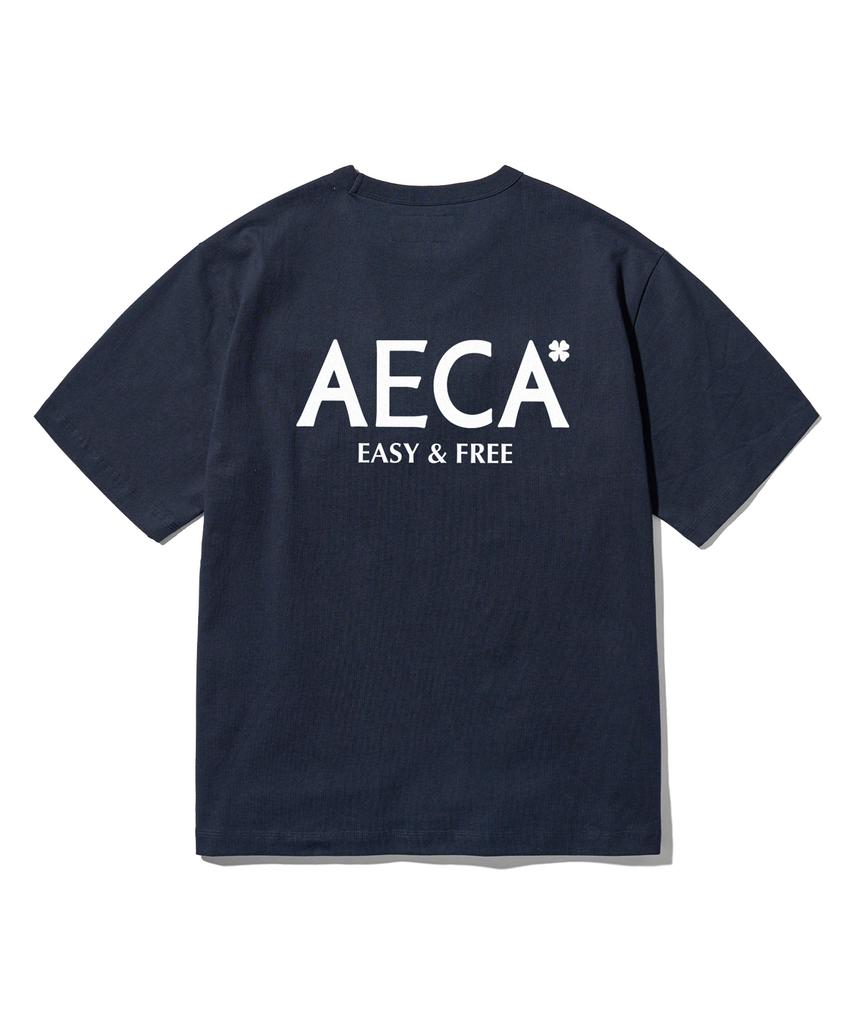 AECA Aeca Signature Tee-Navy
