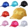 Kvinder Mænd Glitrende Pailletter Baseballkasketter Snapback Hatte Fest Udendørs Justerbar